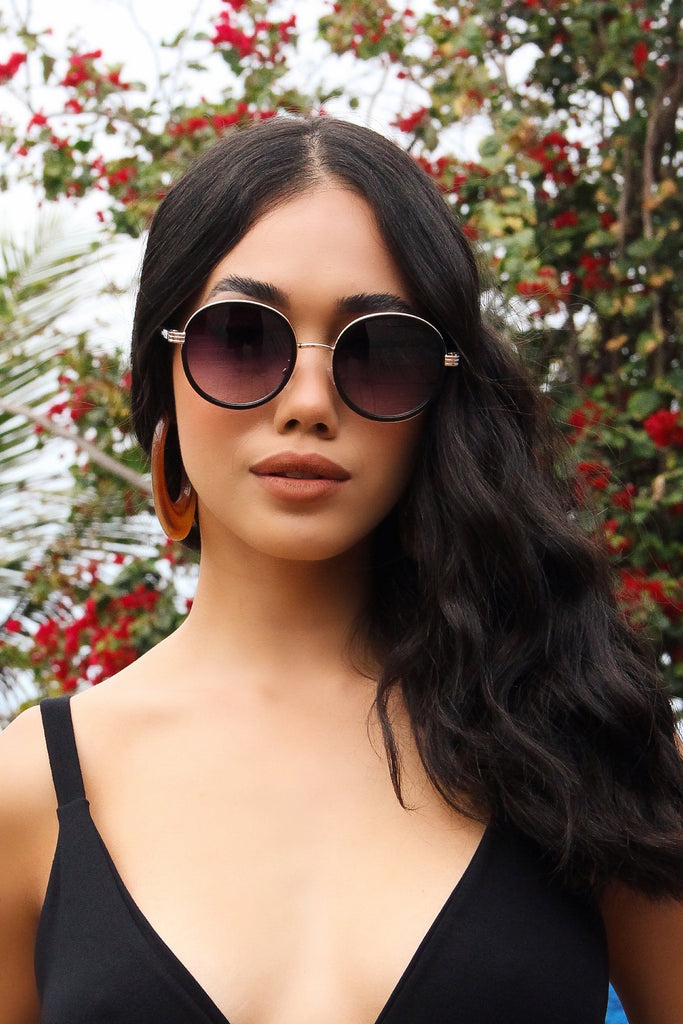 Ombre deals black sunglasses