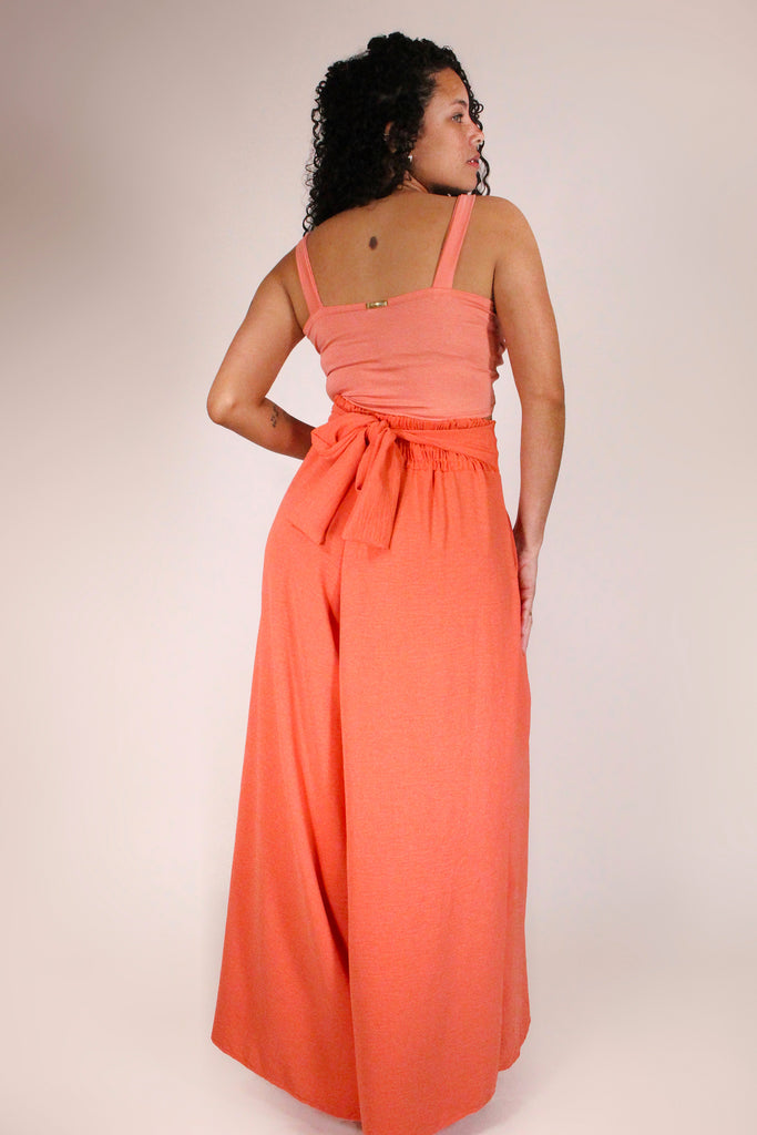 Wide Leg Pants Set