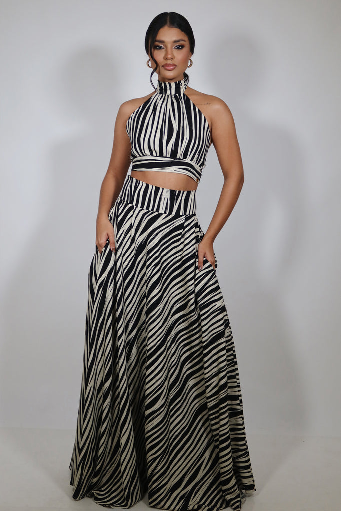 Black Moon Queen Skirt Set