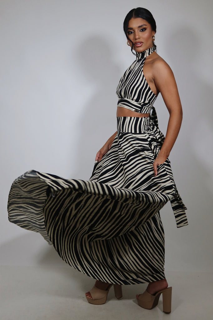 Black Moon Queen Skirt Set